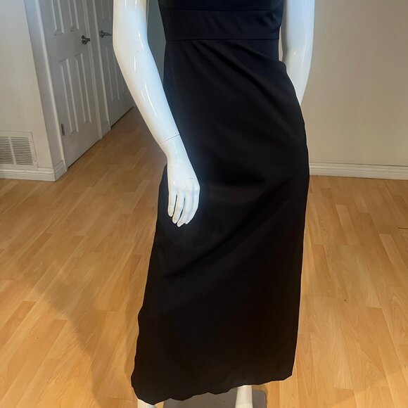 Y2K ARMANI EXCHANGE A/X FITTED GOWN DRESS SIZE 0 - Picture 2 of 5